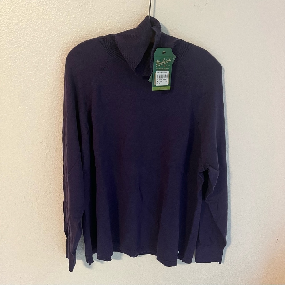 NWT Woolrich Plum Run Turtleneck
